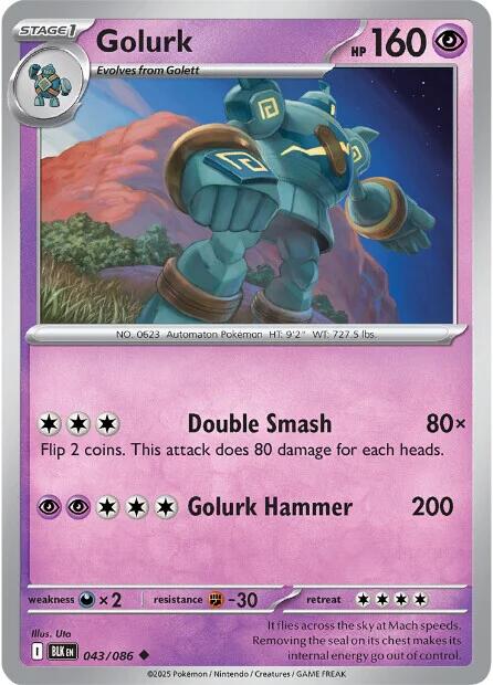 Golurk (043/086) [Scarlet & Violet: Black Bolt] Pokémon
