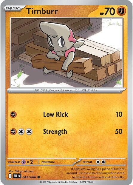Timburr (047/086) [Scarlet & Violet: Black Bolt] Pokémon