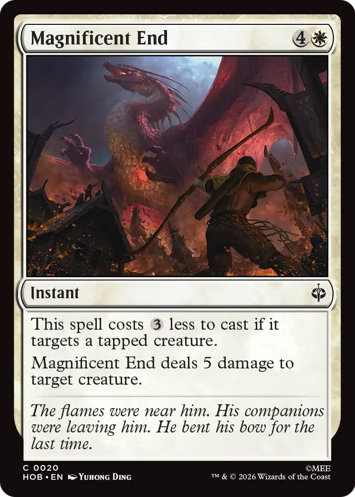 Magnificent End [The Hobbit] Magic: The Gathering