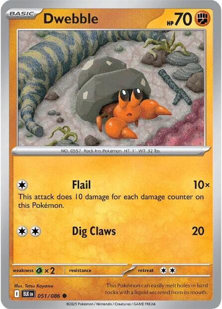 Dwebble (051/086) [Scarlet & Violet: Black Bolt] Pokémon