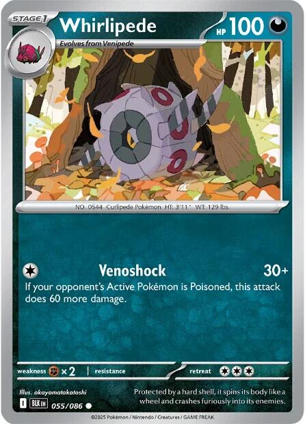 Whirlipede (055/086) [Scarlet & Violet: Black Bolt] Pokémon