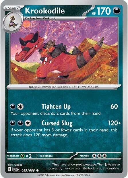 Krookodile (059/086) [Scarlet & Violet: Black Bolt] Pokémon