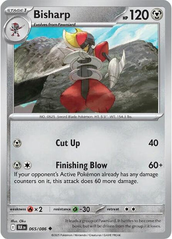Bisharp (065/086) [Scarlet & Violet: Black Bolt] Pokémon
