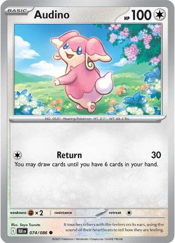 Audino (074/086) [Scarlet & Violet: Black Bolt] Pokémon