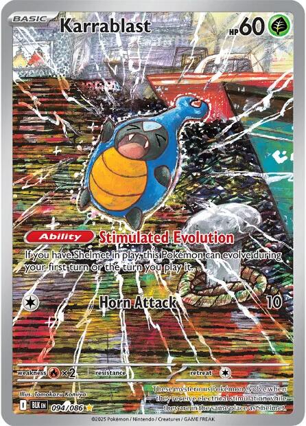 Karrablast (094/086) [Scarlet & Violet: Black Bolt] Pokémon