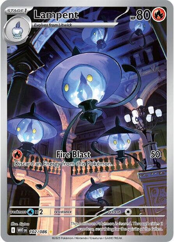 Lampent (102/086) [Scarlet & Violet: White Flare] Pokémon