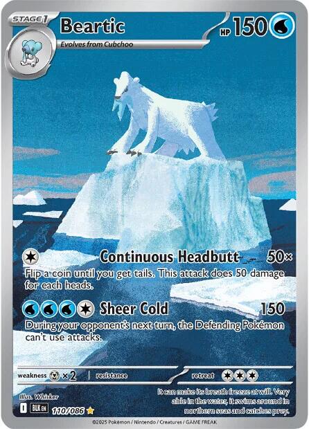 Beartic (110/086) [Scarlet & Violet: Black Bolt] Pokémon