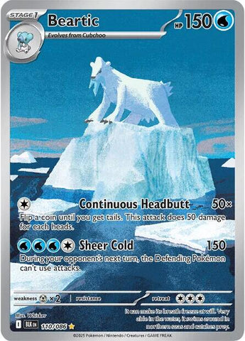 Beartic (110/086) [Scarlet & Violet: Black Bolt] Pokémon