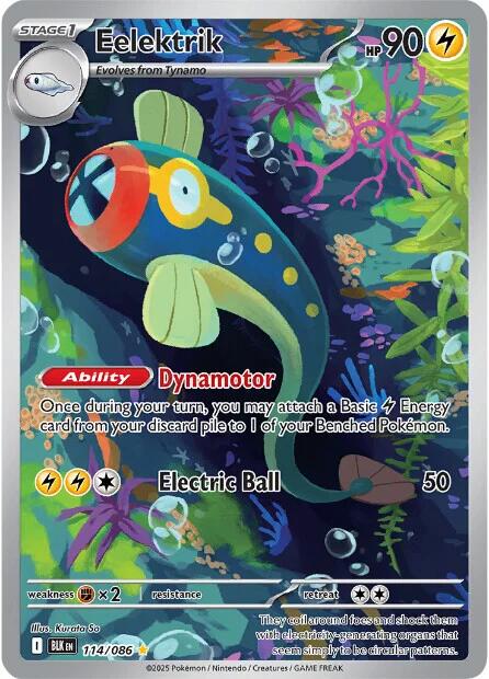 Eelektrik (114/086) [Scarlet & Violet: Black Bolt] Pokémon