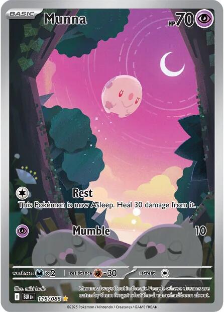 Munna (116/086) [Scarlet & Violet: Black Bolt] Pokémon