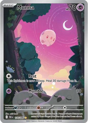 Munna (116/086) [Scarlet & Violet: Black Bolt] Pokémon