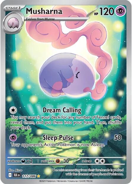 Musharna (117/086) [Scarlet & Violet: Black Bolt] Pokémon
