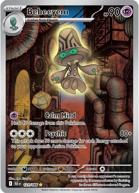Beheeyem (121/086) [Scarlet & Violet: Black Bolt] Pokémon