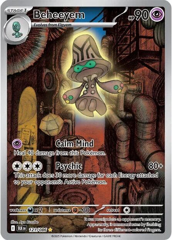 Beheeyem (121/086) [Scarlet & Violet: Black Bolt] Pokémon