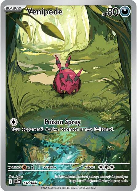 Venipede (132/086) [Scarlet & Violet: Black Bolt] Pokémon