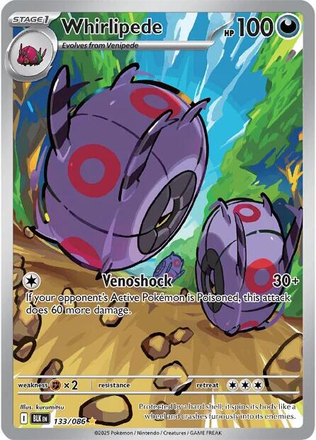 Whirlipede (133/086) [Scarlet & Violet: Black Bolt] Pokémon