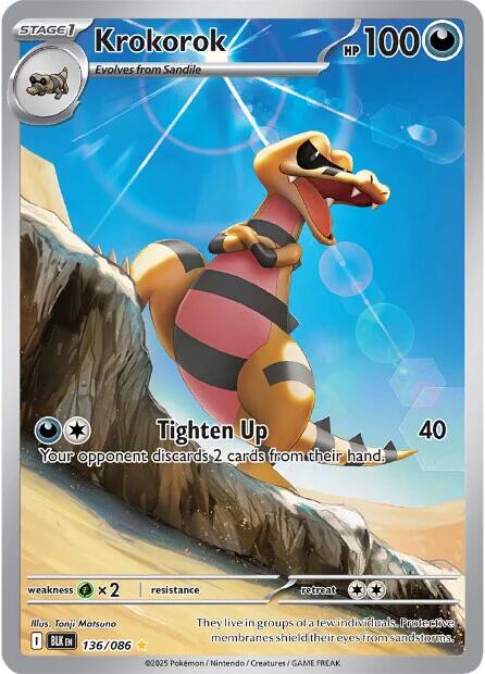 Krokorok (136/086) [Scarlet & Violet: Black Bolt] Pokémon