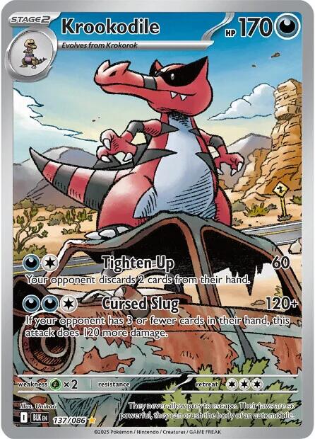 Krookodile (137/086) [Scarlet & Violet: Black Bolt] Pokémon