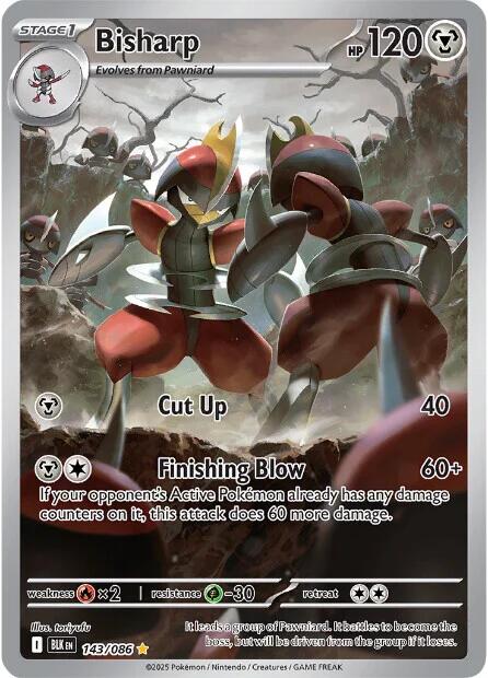 Bisharp (143/086) [Scarlet & Violet: Black Bolt] Pokémon