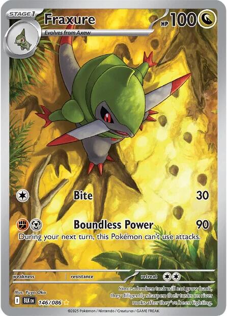 Fraxure (146/086) [Scarlet & Violet: Black Bolt] Pokémon