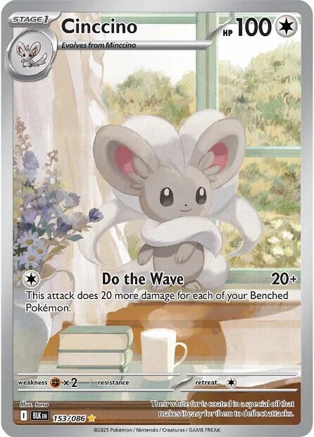 Cinccino (153/086) [Scarlet & Violet: Black Bolt] Pokémon