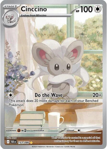 Cinccino (153/086) [Scarlet & Violet: Black Bolt] Pokémon