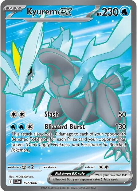 Kyurem ex (157/086) [Scarlet & Violet: Black Bolt] Pokémon