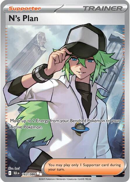 N's Plan (163/086) [Scarlet & Violet: Black Bolt] Pokémon