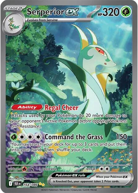 Serperior ex (164/086) [Scarlet & Violet: Black Bolt] Pokémon