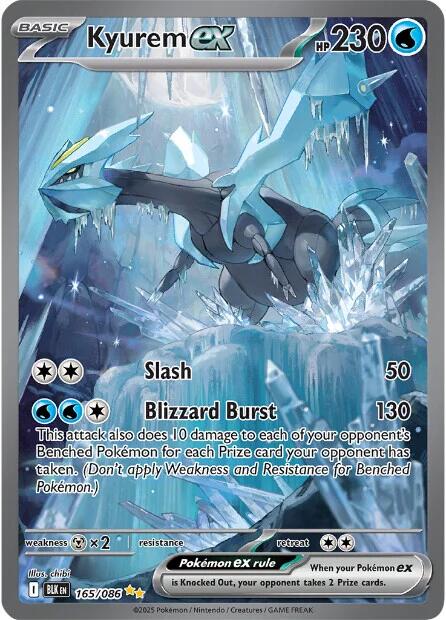 Kyurem ex (165/086) [Scarlet & Violet: Black Bolt] Pokémon