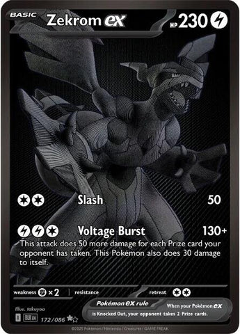 Zekrom ex (172/086) [Scarlet & Violet: Black Bolt] Pokémon