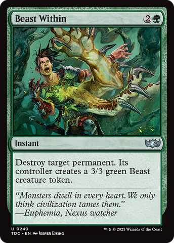 Beast Within [Tarkir: Dragonstorm Commander] Magic: The Gathering