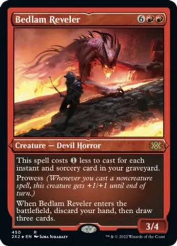 Bedlam Reveler (Foil Etched) [Double Masters 2022] Magic: The Gathering