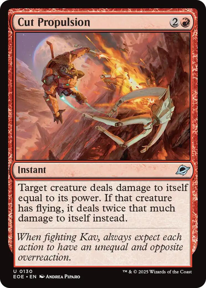 Cut Propulsion [Edge of Eternities] Magic: The Gathering