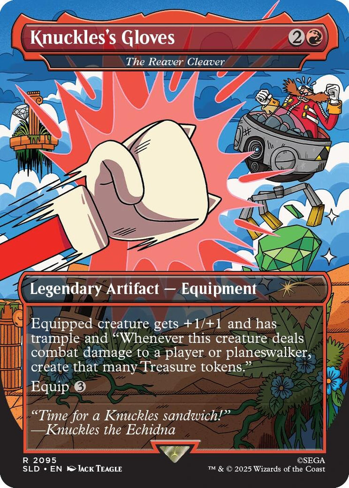Knuckles's Gloves - The Reaver Cleaver [Secret Lair Drop Series] Magic: The Gathering