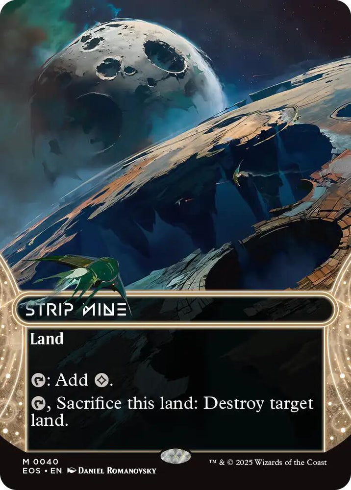 Strip Mine (0040) (Borderless) [Edge of Eternities: Stellar Sights] Magic: The Gathering