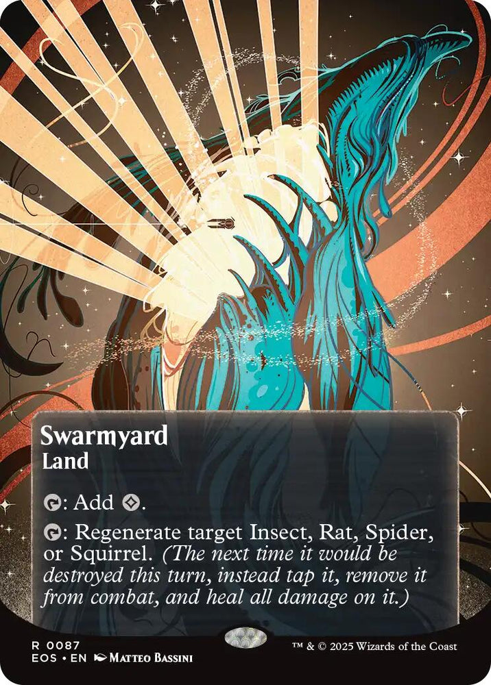 Swarmyard (0087) (Borderless) [Edge of Eternities: Stellar Sights] Magic: The Gathering