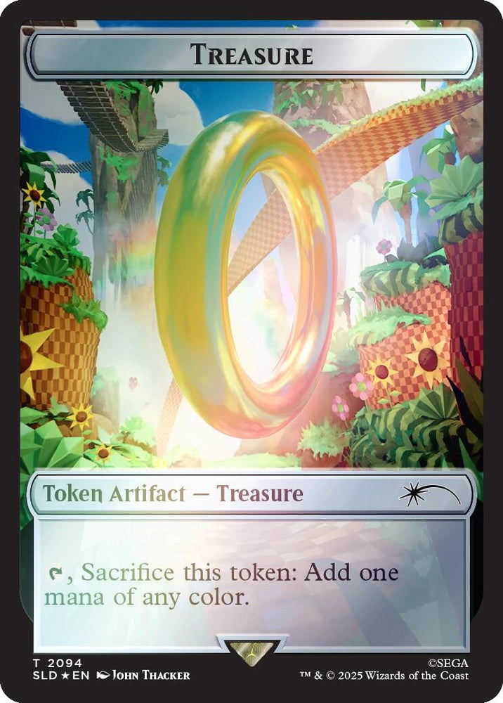 Treasure Token (2094) (Rainbow Foil) [Secret Lair Drop Series] Magic: The Gathering