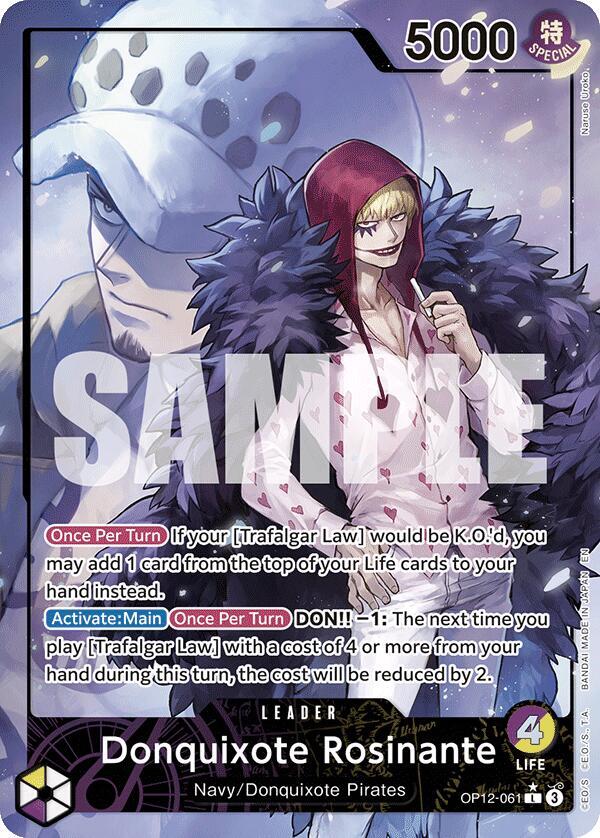 Donquixote Rosinante (Alternate Art) [Legacy of the Master] Bandai