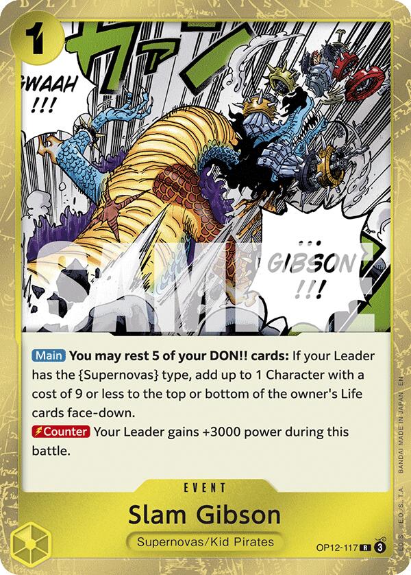 Slam Gibson [Legacy of the Master] Bandai