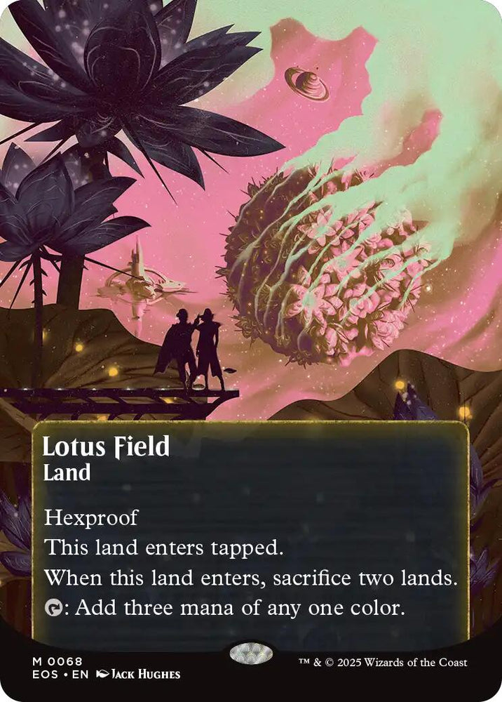 Lotus Field (0068) (Borderless) [Edge of Eternities: Stellar Sights] Magic: The Gathering