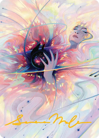Beyond the Quiet Art Card (Gold-Stamped Signature) [Edge of Eternities Art Series] Magic: The Gathering