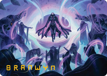 Chorale of the Void Art Card (Gold-Stamped Signature) [Edge of Eternities Art Series] Magic: The Gathering