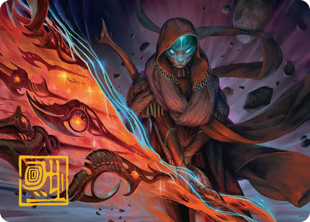Weftstalker Ardent Art Card (Gold-Stamped Signature) [Edge of Eternities Art Series] Magic: The Gathering