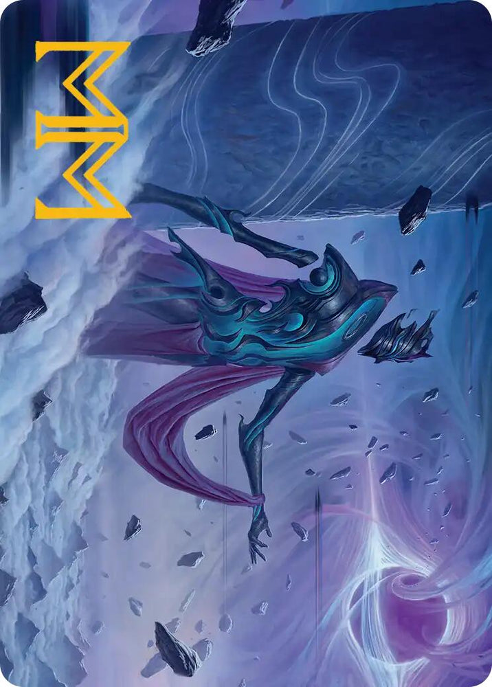 Bygone Colossus Art Card (Gold-Stamped Signature) [Edge of Eternities Art Series] Magic: The Gathering