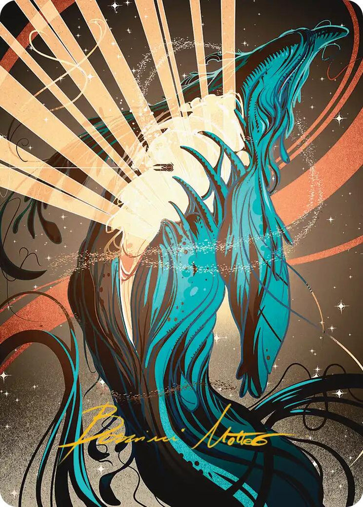Swarmyard Art Card (Gold-Stamped Signature) [Edge of Eternities Art Series] Magic: The Gathering