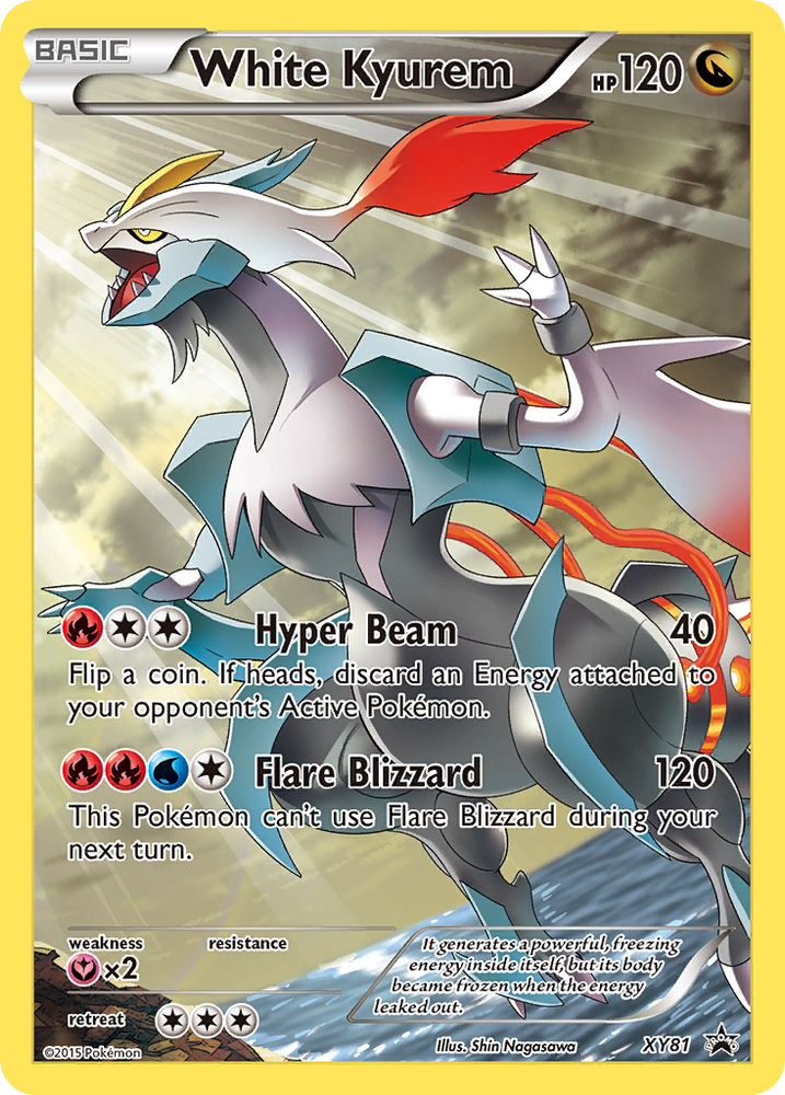 White Kyurem (XY81) (Full Art Promo) [XY: Black Star Promos] Pokémon