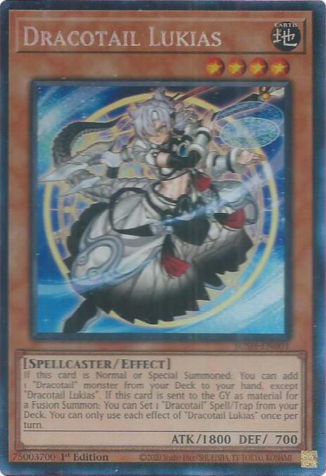 Dracotail Lukias (CR) [JUSH-EN001] Collector's Rare Yu-Gi-Oh!