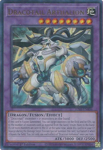 Dracotail Arthalion [JUSH-EN006] Ultra Rare Yu-Gi-Oh!