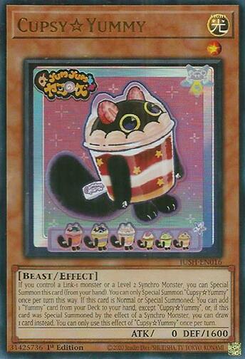 CupsyYummy [JUSH-EN016] Ultra Rare Yu-Gi-Oh!
